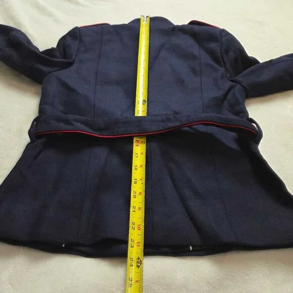 New S Banana Republic Olivia Palermo belted military jacket